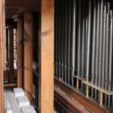 Blick ins Innere der Orgel  privat